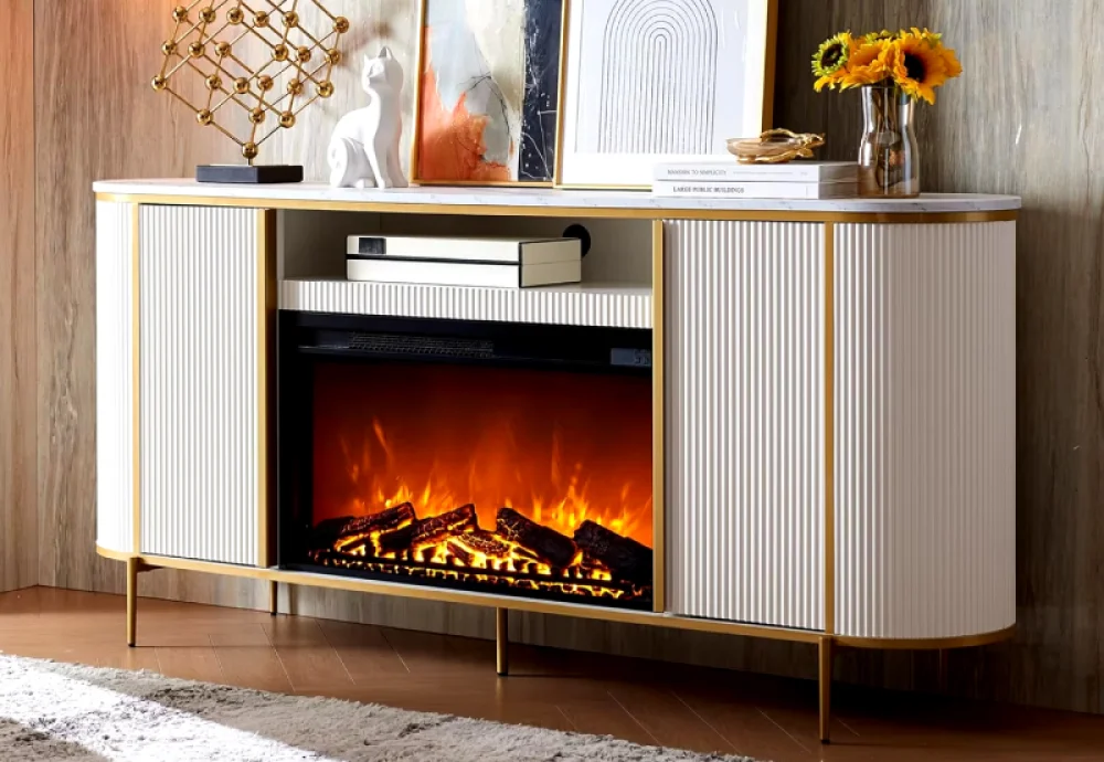 tv stands with electric fireplaces